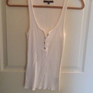 Kate Moss White Topshop Tank — size small